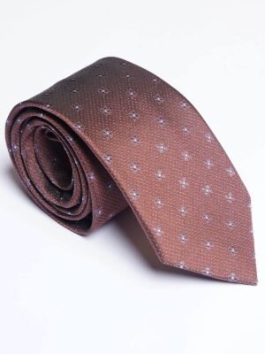 Maroon Designer Self Tie (TIE-1869)