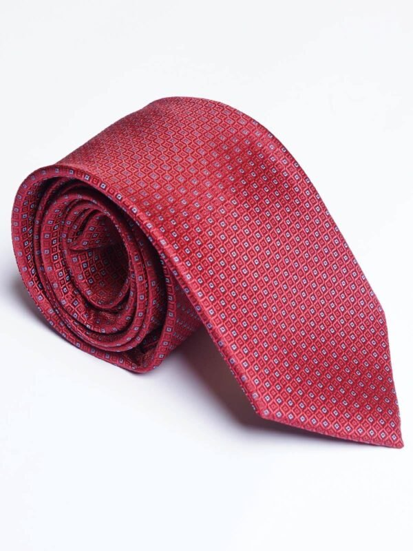 Maroon Designer Self Tie (TIE-1872)