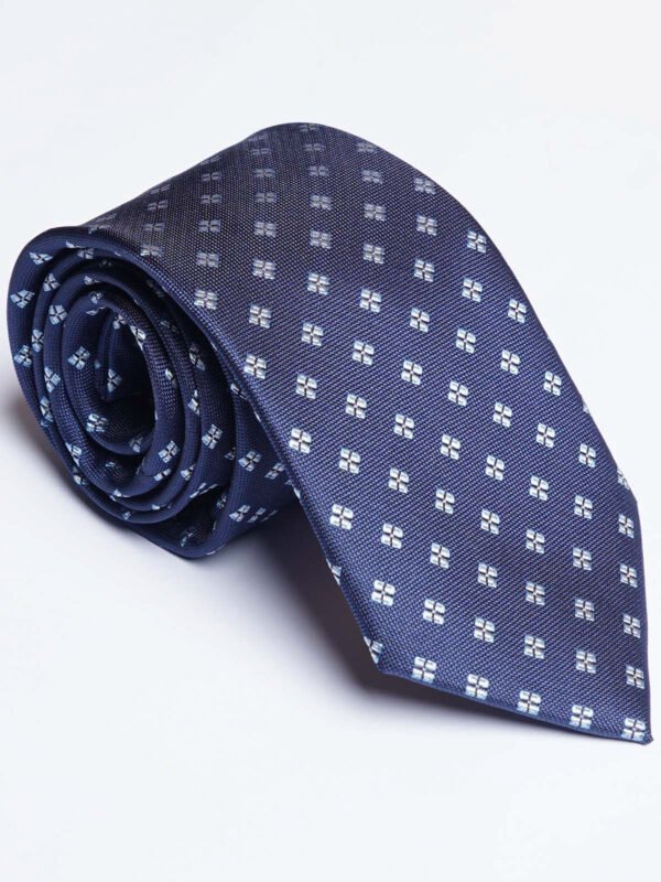 Dark Blue Designer Self Tie (TIE-1876)