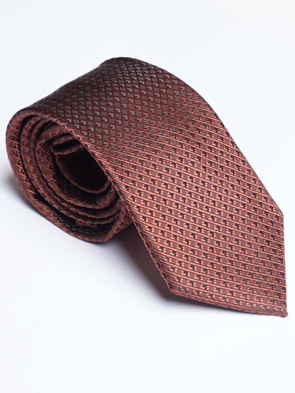 Brown Designer Self Tie (TIE-1877)