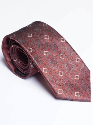 Brown Designer Self Tie (TIE-1883)