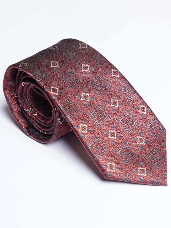 Brown Designer Self Tie (TIE-1883)