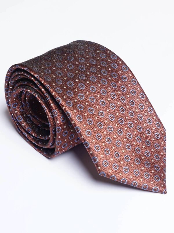 Brown Designer Self Tie (TIE-1886)