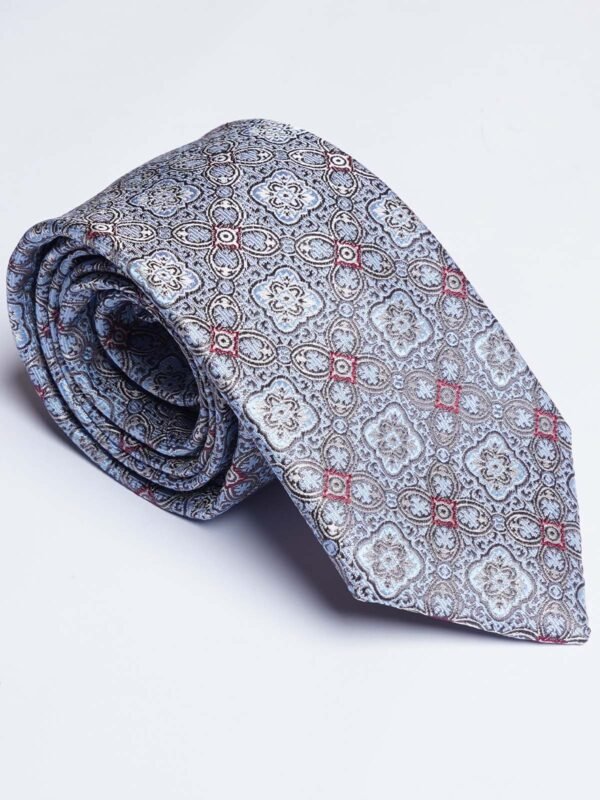 Light Blue Designer Self Tie (TIE-1892)