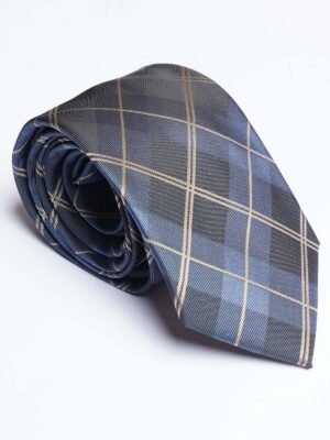 Dark Blue Designer Self Tie (TIE-1898)