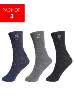 Designer Socks-1955 (Pack Of 3)