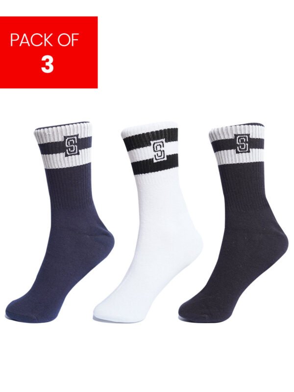 Designer Socks-1962 (Pack Of 3)