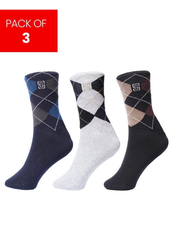 Designer Socks-1969 (Pack Of 3)