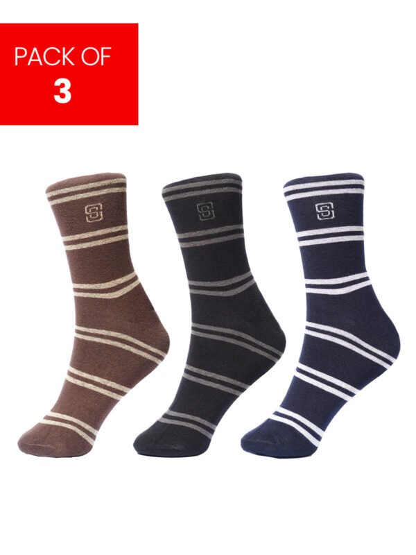 Designer Socks-1972 (Pack Of 3)