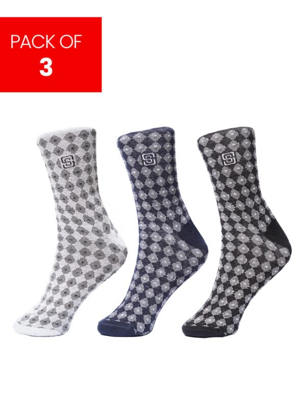 Designer Socks-1973 (Pack Of 3)