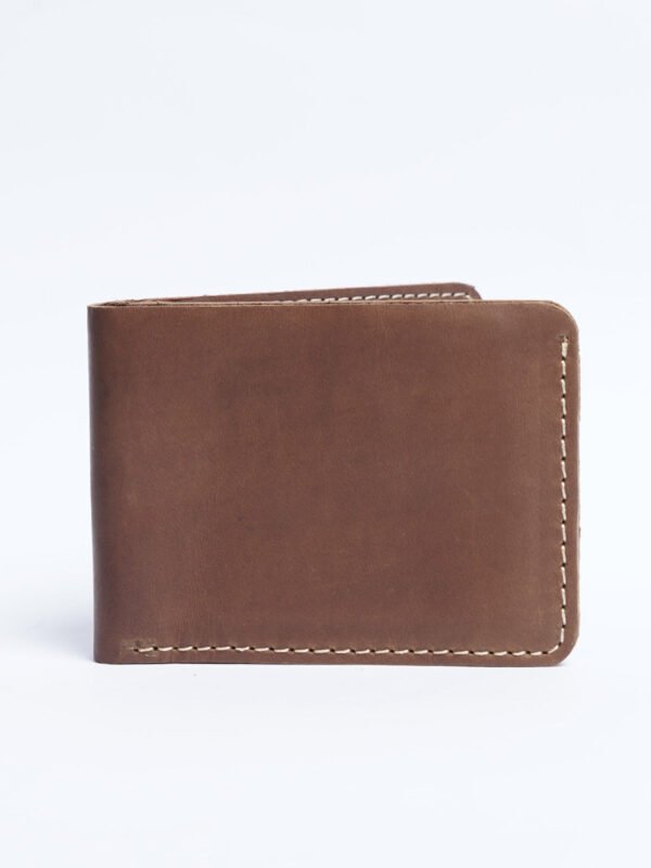 Light Brown Leather Card Holder (W-243)