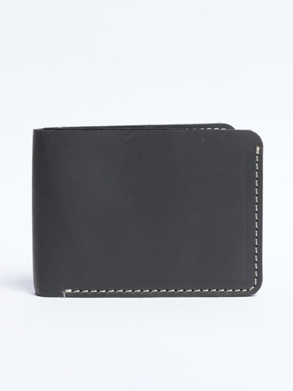 Black Leather Wallet (W-245)