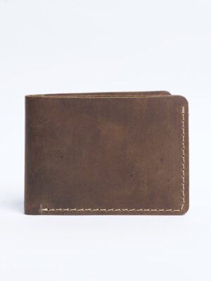 Light Brown Leather Wallet (W-246)