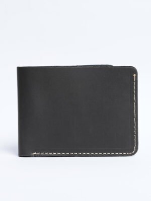 Black Leather Wallet (W-262)