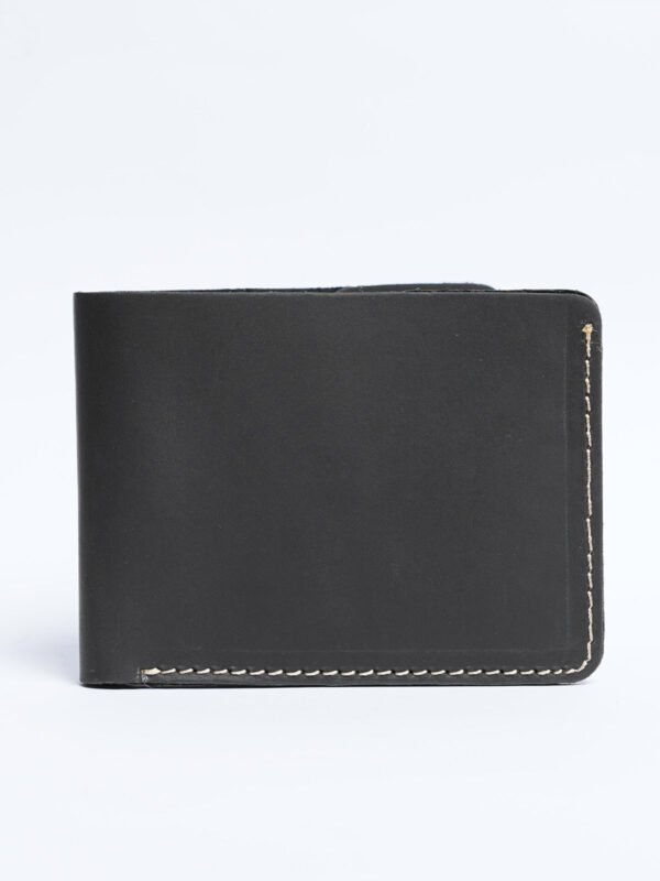 Black Leather Wallet (W-262)