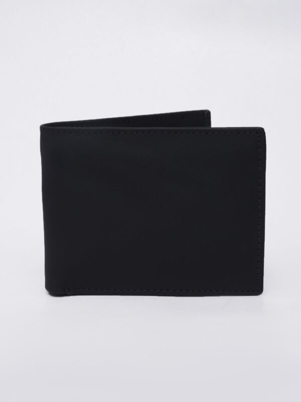 Black Leather Wallet (W-269)