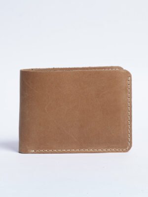 Light Brown Leather Wallet (W-277)
