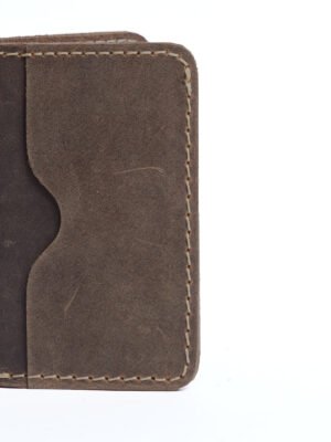 Brown Leather Card Holder (W-279)