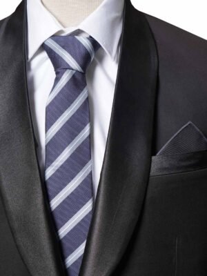 Dark Blue Tie Set (TS-360)