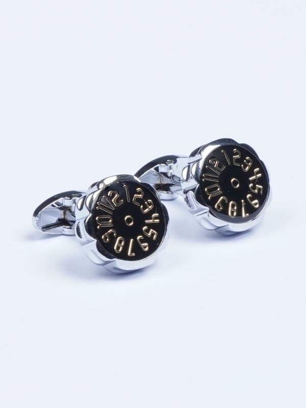 Clock Round Cufflink (CUFFLINK-509)