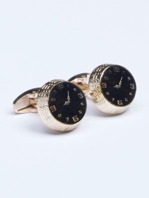 523-1.jpg Deep Contrast Clock (CUFFLINK-523)