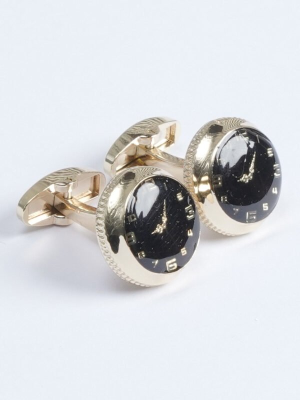 Clock Round Designer Cufflink (CUFFLINK-587)