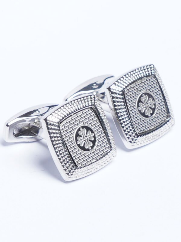 Silver Designer Cufflink (CUFFLINK-806)