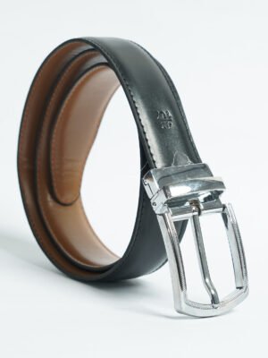 Light Brown & Black Reversible Leather Belt (BELT-848)