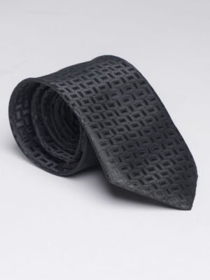 Black Designer Tie (TIE-854)