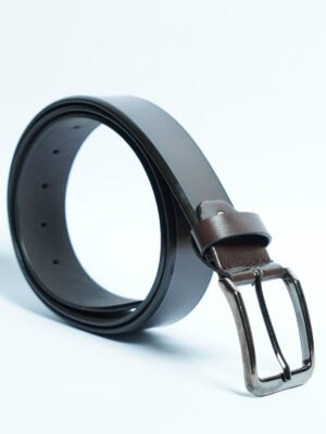 Dark Brown Leather Belt (BELT-866)