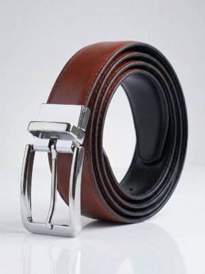 Light Brown & Black Reversible Belt (BELT-899)