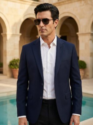 Navy Blue Men’s Blazer (BMF-126)