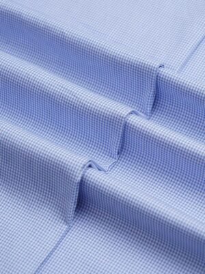Sky Blue Check Bespoke Shirt (BSCK-038)