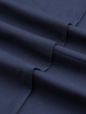 Navy Blue Plain Bespoke Shirt (BSPL-072)