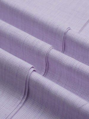 Purple Check Bespoke Shirt (BSPL-095)