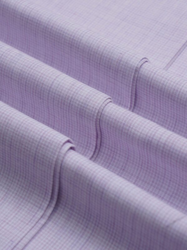 Purple Check Bespoke Shirt (BSPL-095)