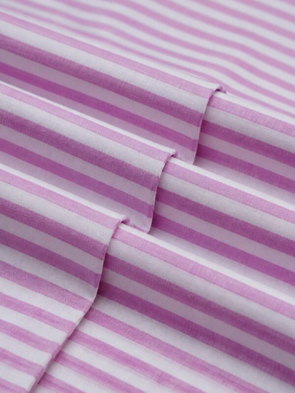 Pink & White Striped Bespoke Shirt (BSST-004)