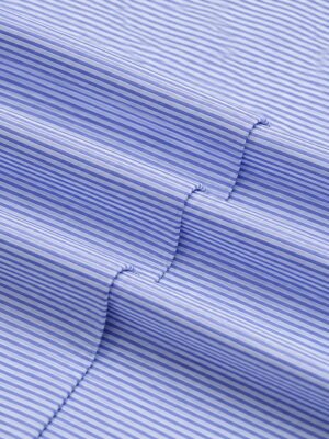 Blue & White Striped Bespoke Shirt (BSST-065)