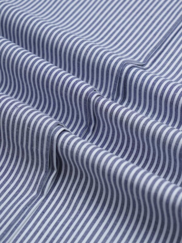 Blue & White Striped Bespoke Shirt (BSST-086)
