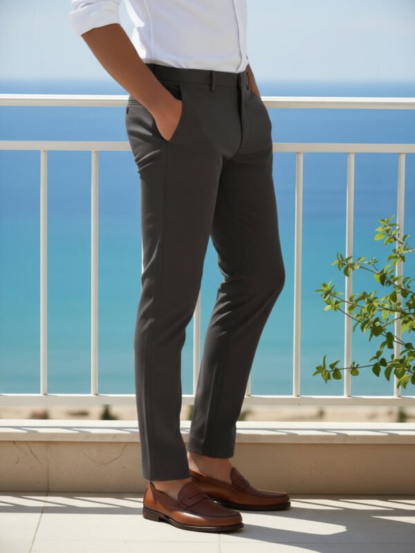 CHINOD.GREEM67-2.jpg Grey Smart Fit Chino Pant-67