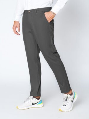 Grey Smart Fit Chino Pant-50