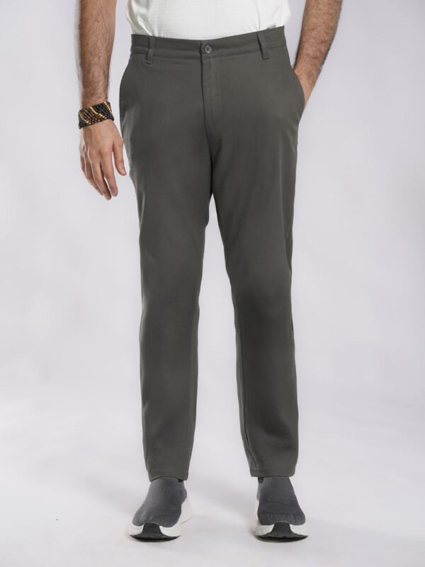 Grey Smart Fit Stretchable Chino Pant-59