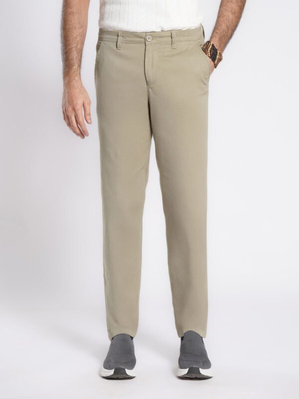 Khaki Straight Fit Chino Pant-64