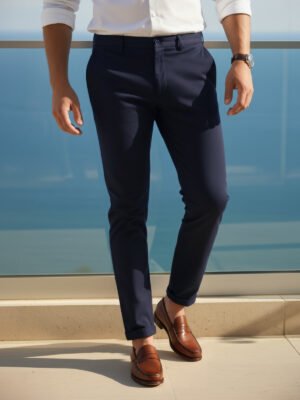 Navy Smart Fit Chino Pant-67