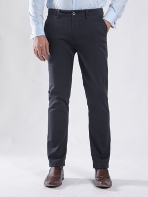 Navy Blue Straight Fit Chino Pant-53