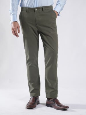 Olive Straight Fit Chino Pant-53