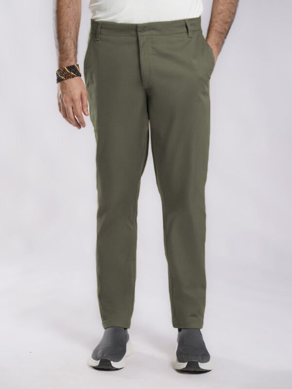 Olive Smart Fit Stretchable Chino Pant-59