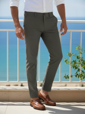 Olive Smart Fit Chino Pant-67