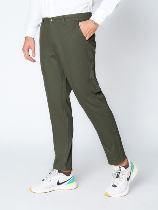 Olive Green Smart Fit Chino Pant-50