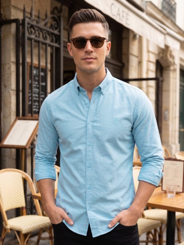 Cyan Oxford Shirt (CSB-278)